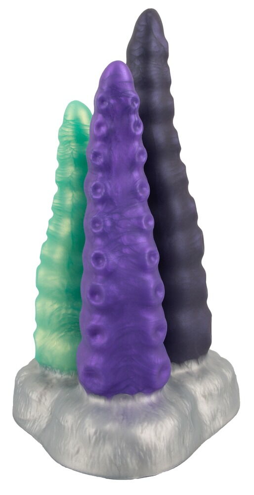 Dildo "Triple Tentacle" med sugekop