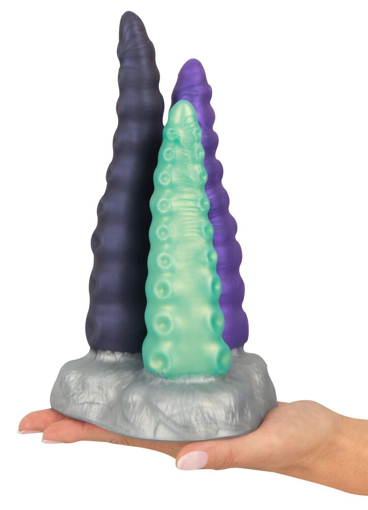 Dildo "Triple Tentacle" med sugekop