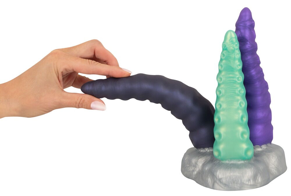 Dildo "Triple Tentacle" med sugekop