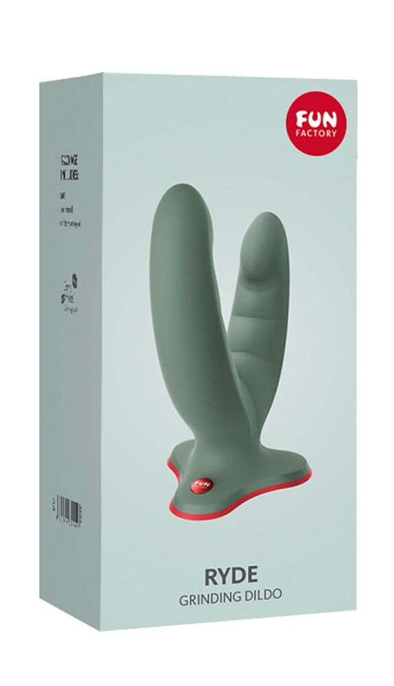 Dobbeltdildo "Ryde" med sugekop