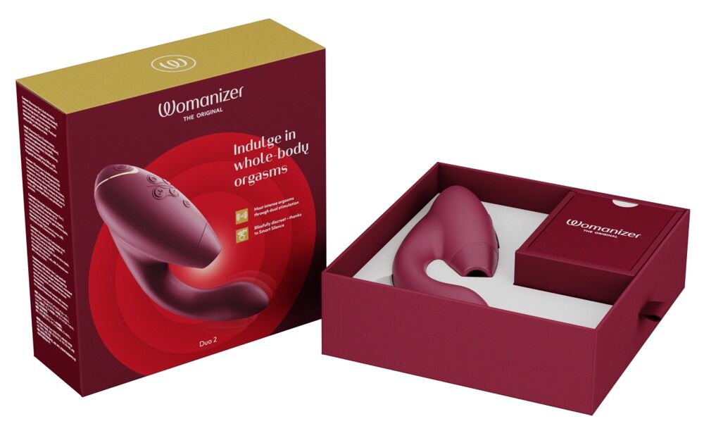 Pulsator "Womanizer DUO 2" med G-punktsvibrator