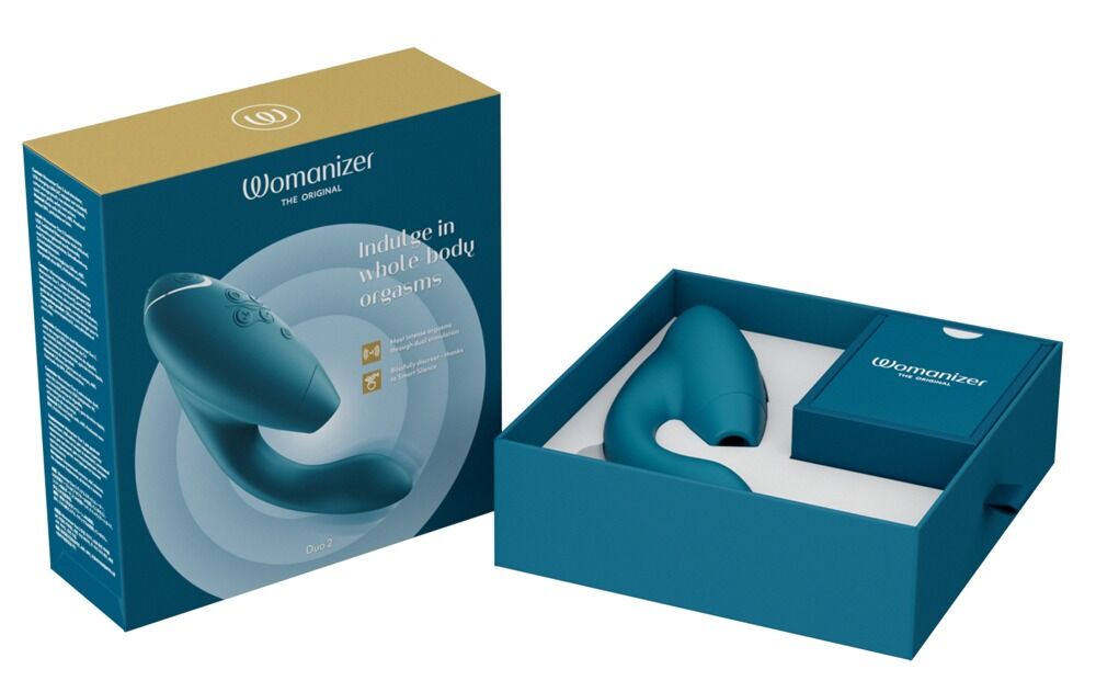 Pulsator "Womanizer DUO 2" med G-punktsvibrator