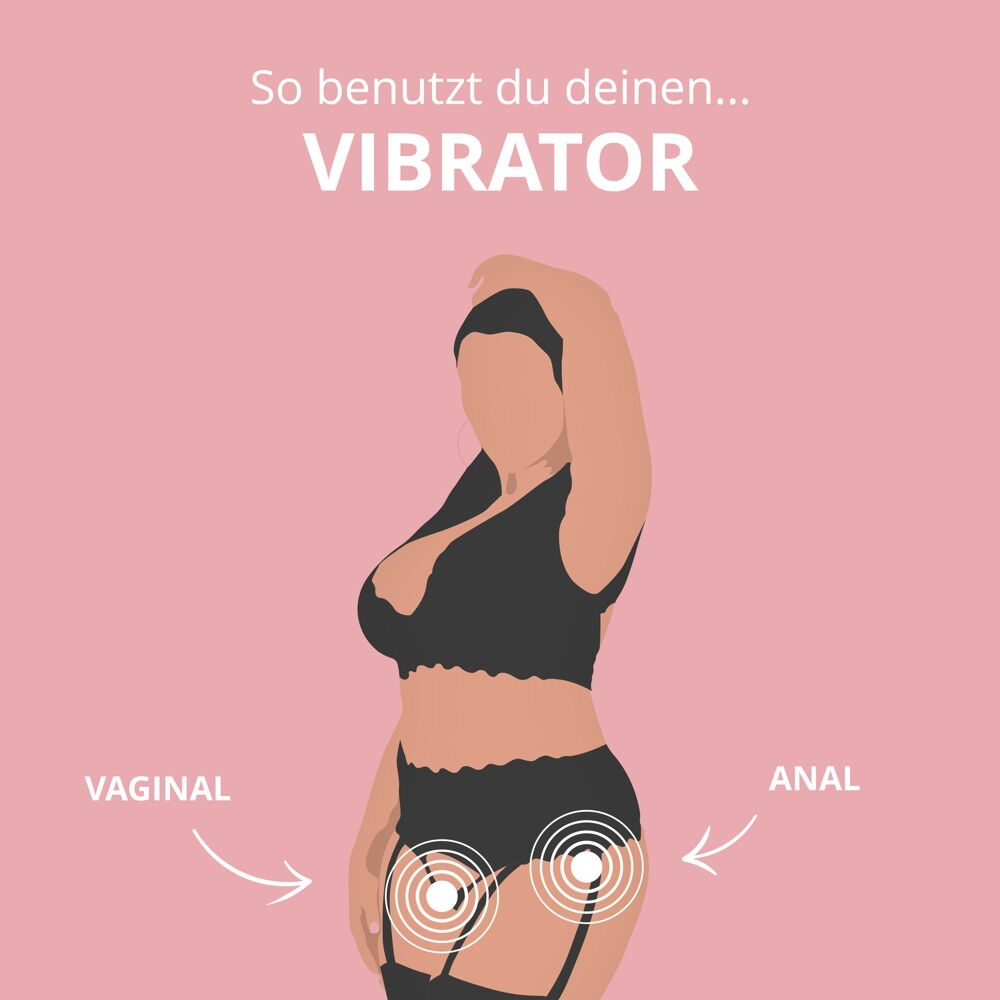 "Vibrator" med trinløs multispeed-vibration