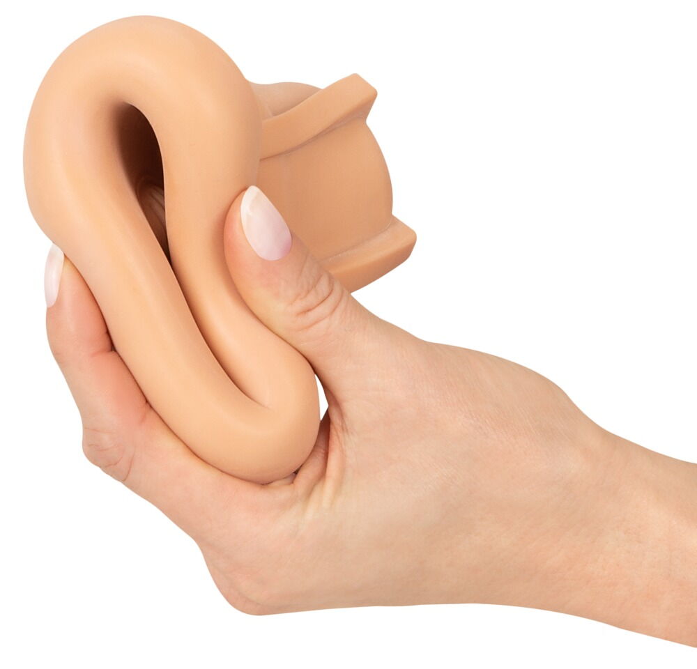 Glans-masturbator med 2 funktioner" med innovativ Super Squeeze-massageteknologi