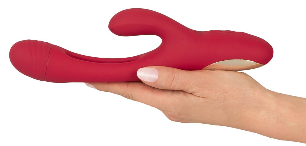 "Rabbit Vibrator with G-Spot Stimulation" med flicking tounge-funktion