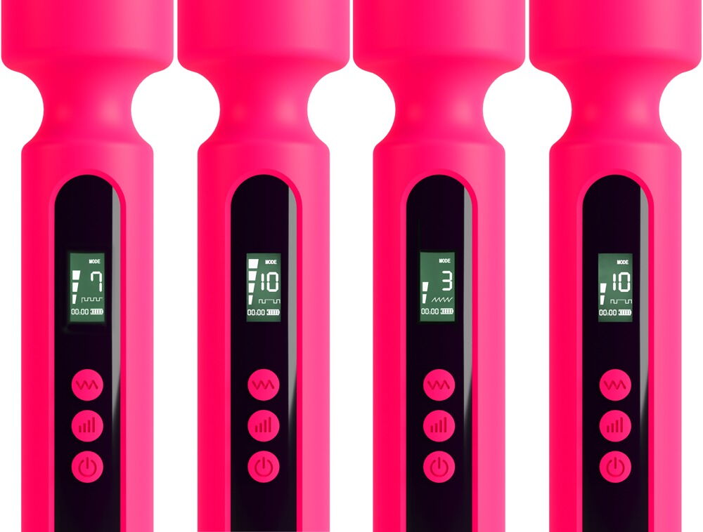 "Pink Sunset Wall Vibrator" massagestav med digitalt display