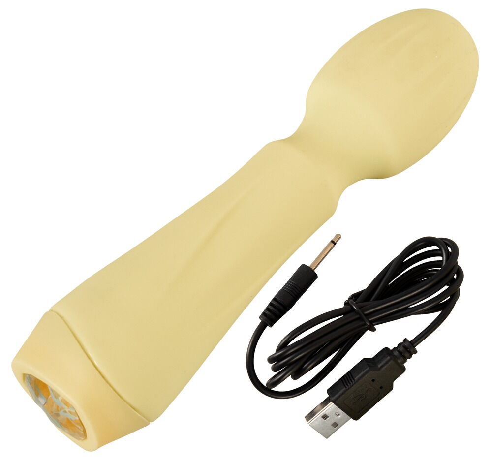 Minivibrator med bevægeligt massagehoved