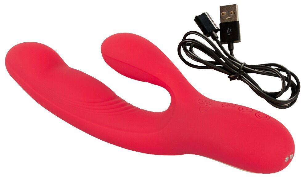 Rabbitvibrator med tappefunktion