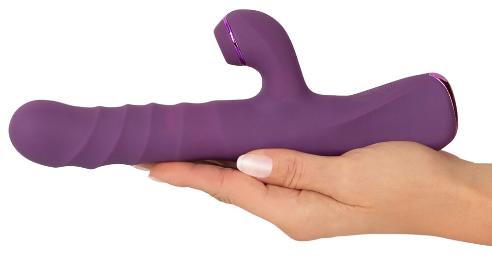 Rabbitvibrator med bump- og tapfunktion