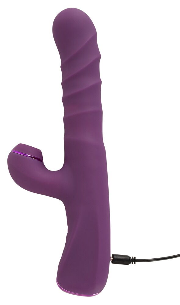 Rabbitvibrator med bump- og tapfunktion