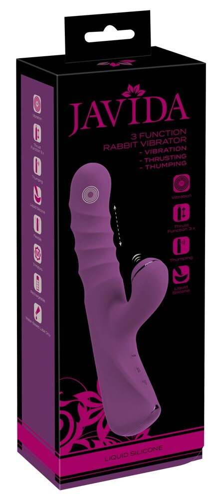 Rabbitvibrator med bump- og tapfunktion