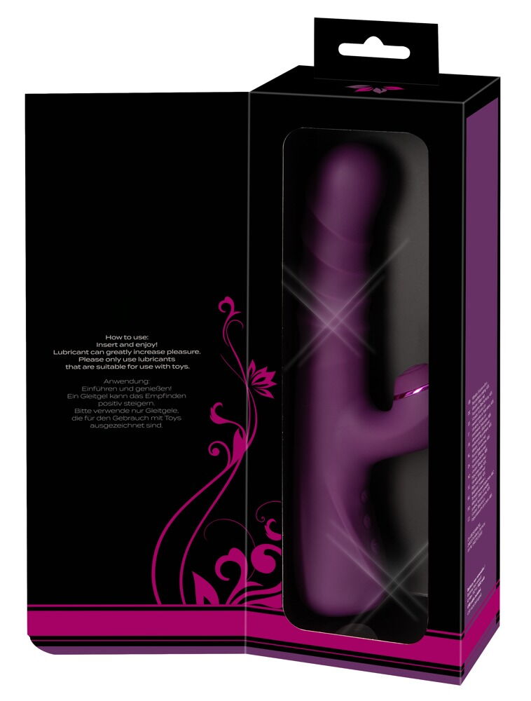 Rabbitvibrator med bump- og tapfunktion