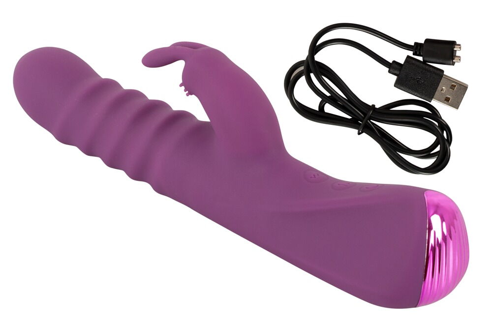 Rabbitvibrator med stødfunktion