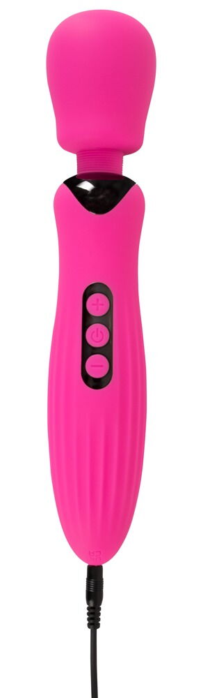 Massagestav "Wand-Vibrator" med bevægeligt massagehoved