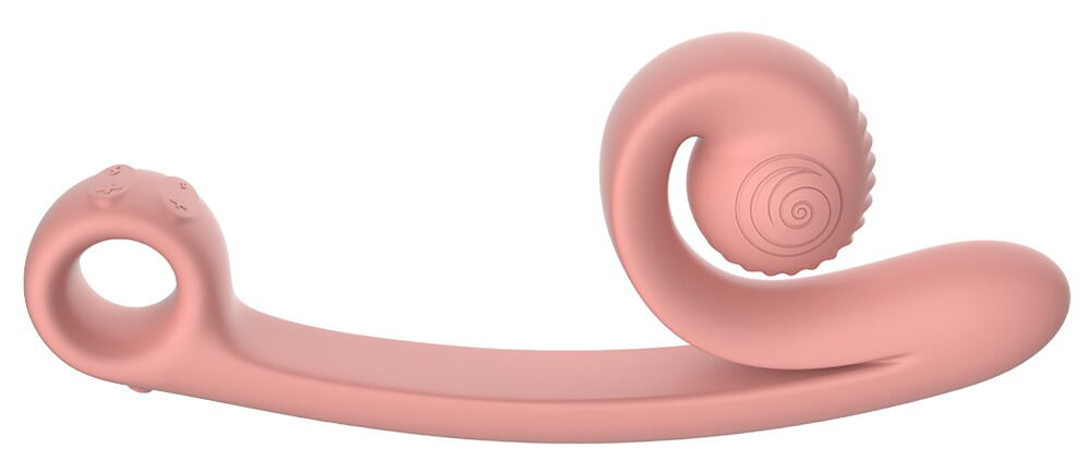 Vibrator "Snail Vibe Curve" med 2 motorer til 600 vibrationskombinationer