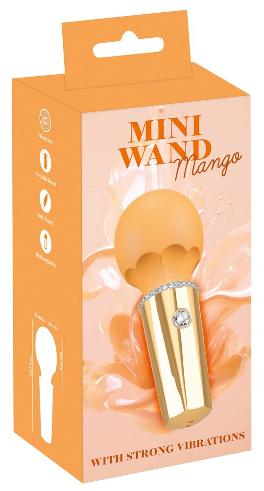 Massagestav "Mini Wand" med 10 ekstra kraftige vibrationstilstande