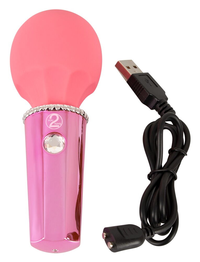 Massagestav "Mini Wand" med 10 ekstra kraftige vibrationstilstande