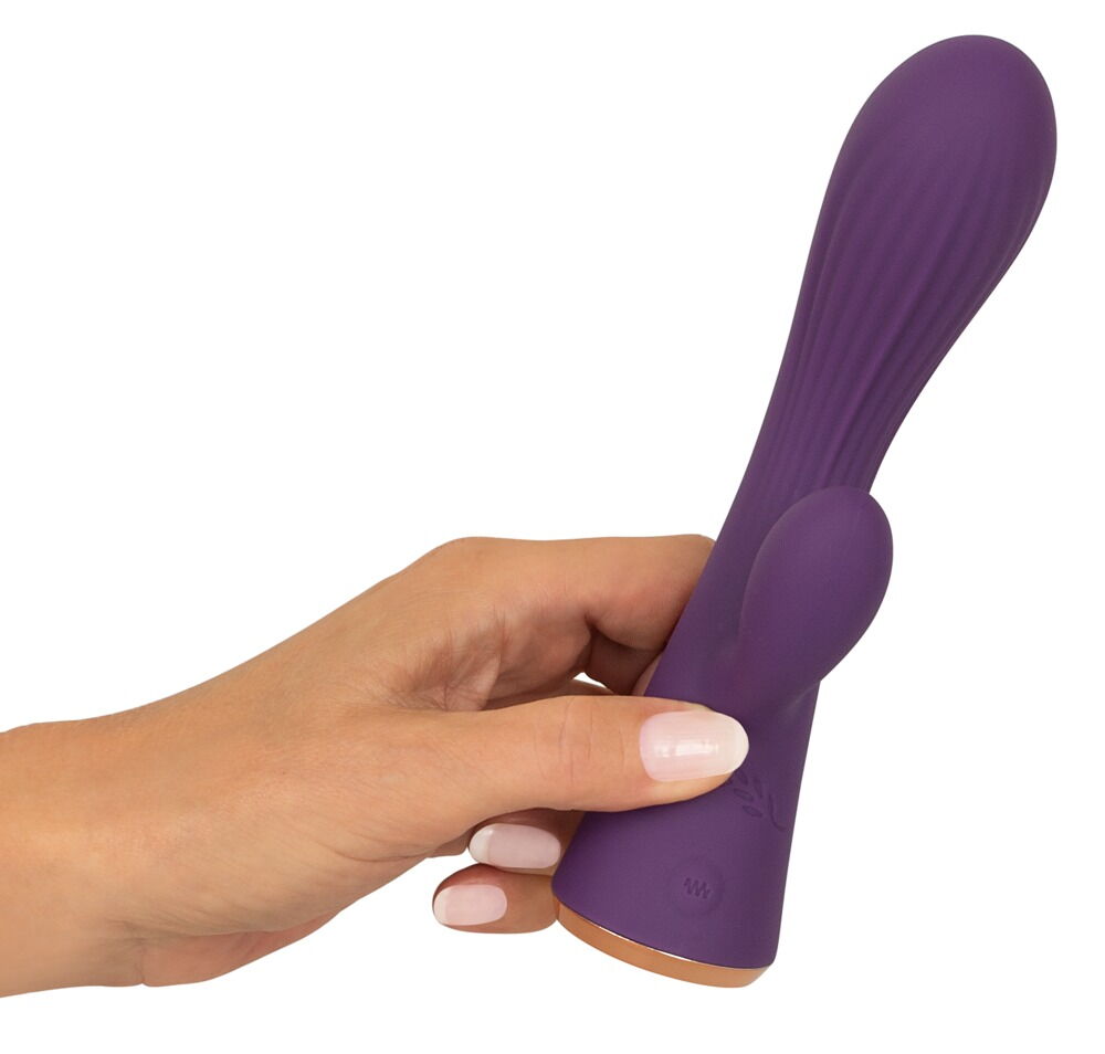 Rabbitvibrator "SUPER SOFT" lavet af double layer silikone