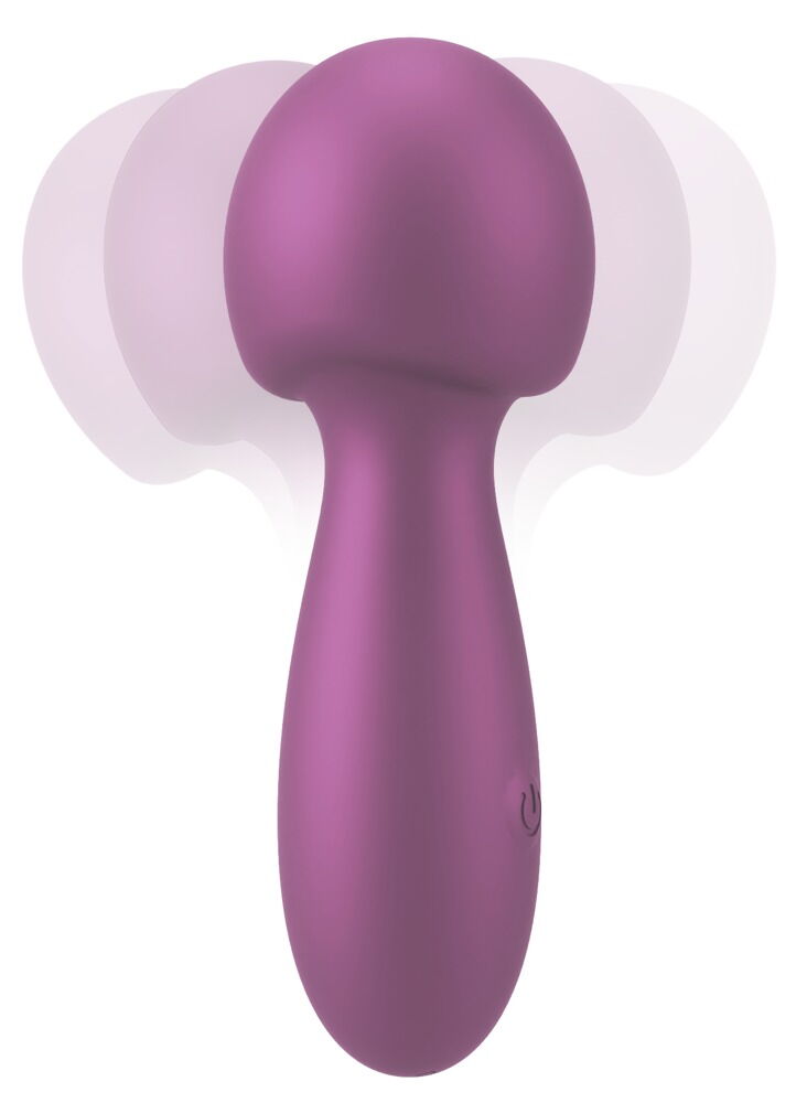 Massagestav "Flexible Mini Wand" i metallisk glansfuldt look