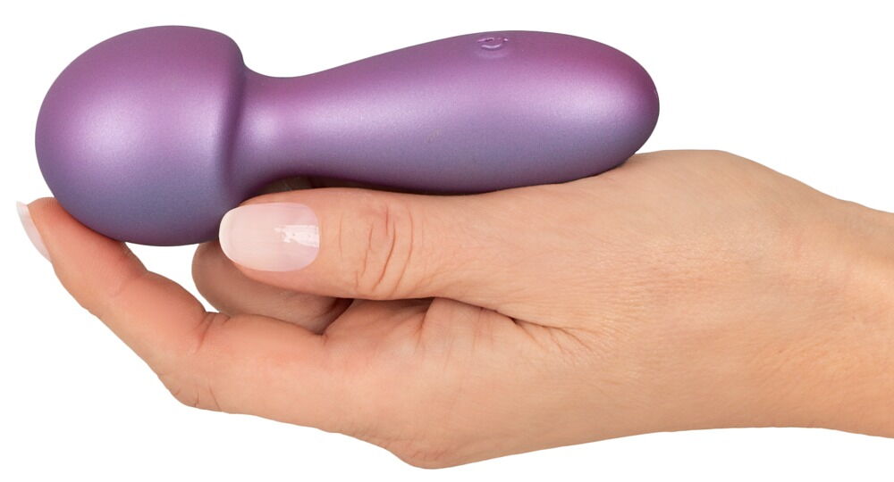 Massagestav "Flexible Mini Wand" i metallisk glansfuldt look