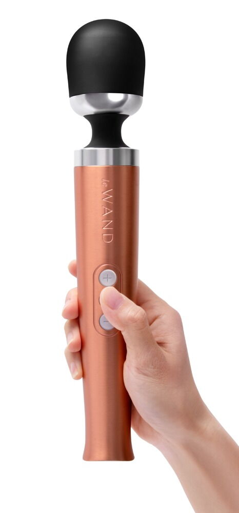 Massagestav "Die Cast Rechargeable“ med 20 vibrationstilstande i 10 intensiteter