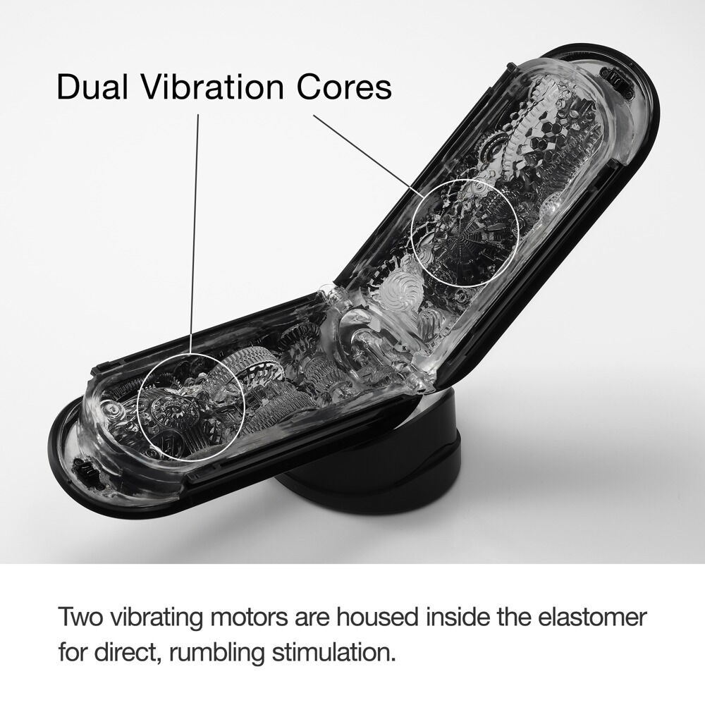 Masturbator "Flip O (Zero) Electronic Vibrations" med 5 vibrationstilstande