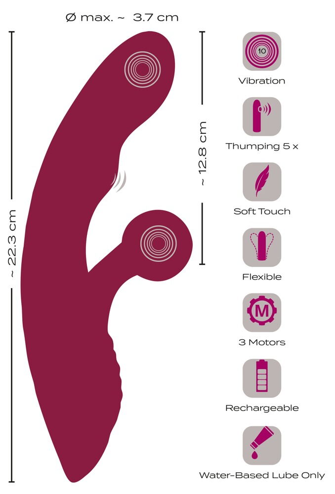 Rabbit Vibrator med tappefunktion