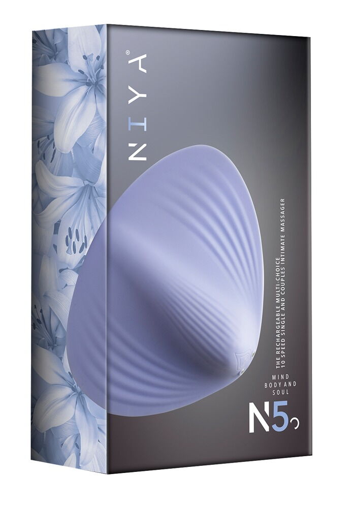 Lay-on vibrator "NIYA 5" med 10 vibrationstilstande og fjernbetjening