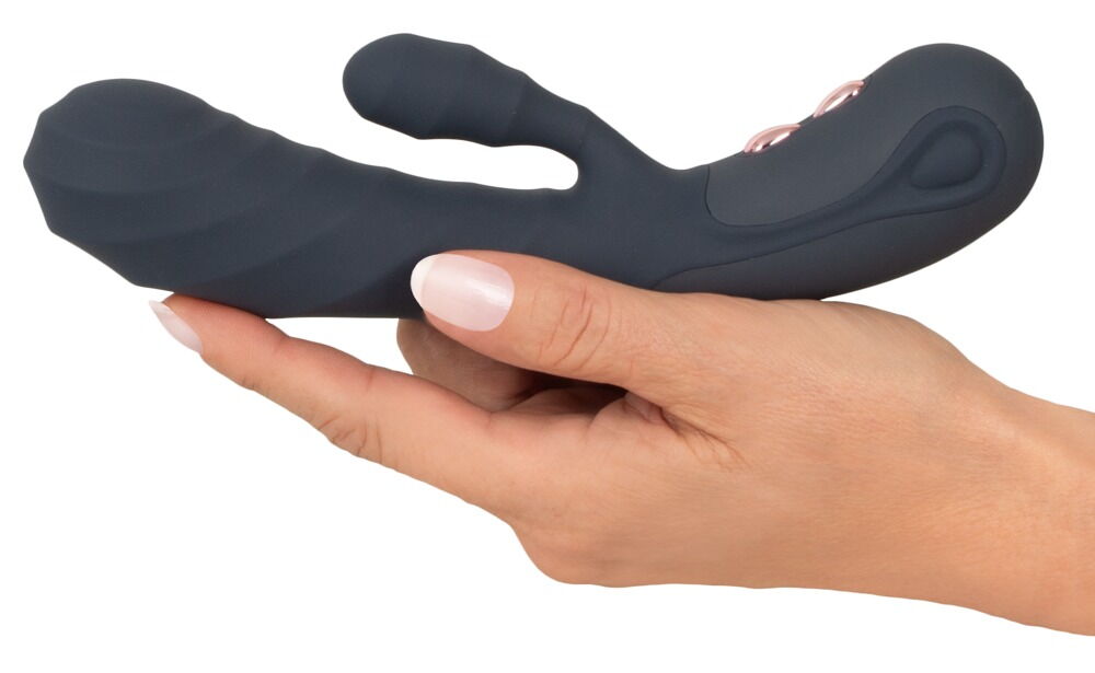 Rabbitvibrator "Oh!" med stimuleringsriller