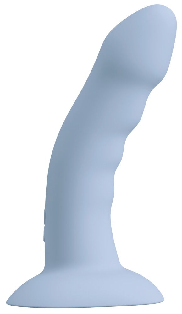 Vibrator „Heart Guy Blue“ med hjerteformet sugekop