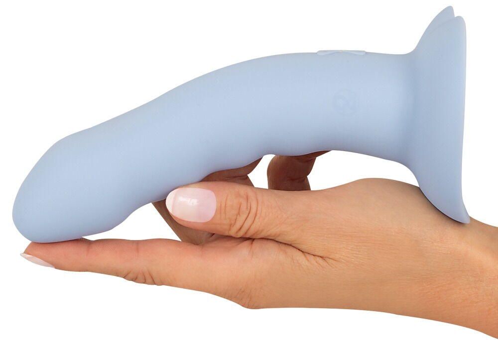 Vibrator „Heart Guy Blue“ med hjerteformet sugekop