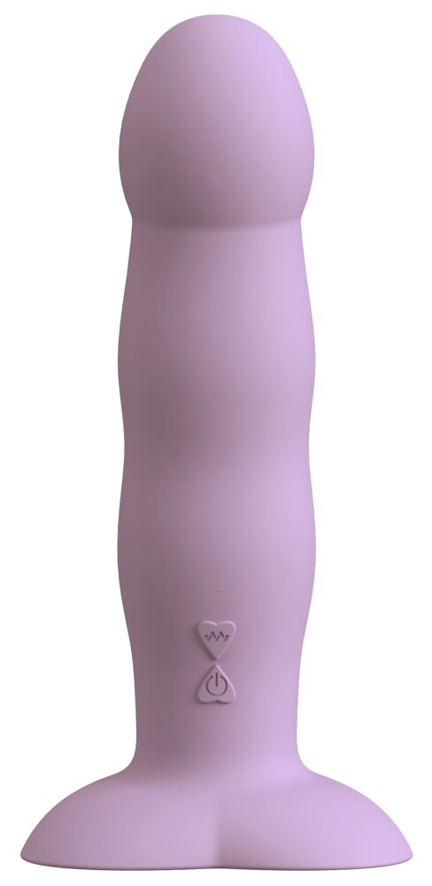 Vibrator "Heart Guy Purple“ med hjerteformet sugekop