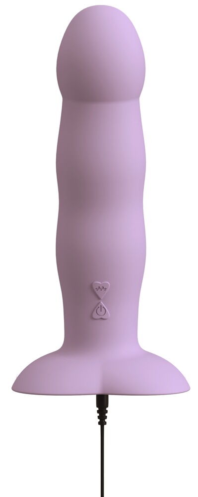 Vibrator "Heart Guy Purple“ med hjerteformet sugekop