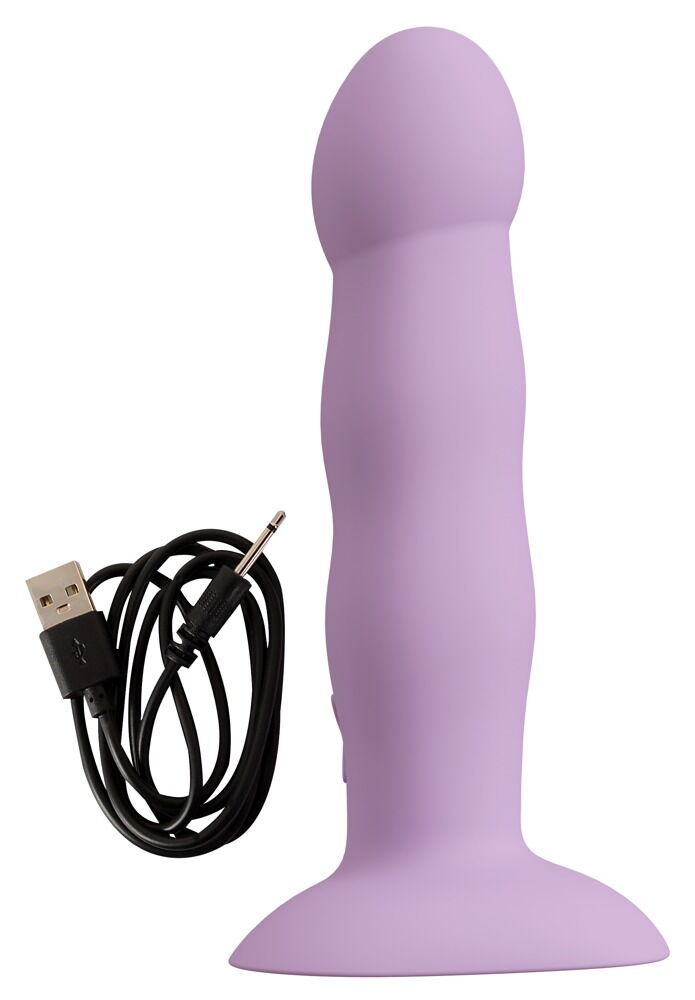 Vibrator "Heart Guy Purple“ med hjerteformet sugekop