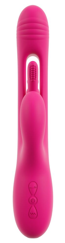 Rabbitvibrator "Triple Vibe With Flicking Tongue“ med anal stimulator