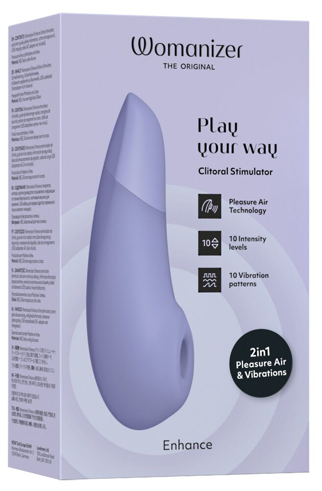 Pulsator "Womanizer ENHANCE" med vibrationer