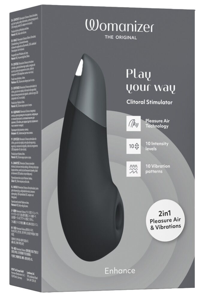 Pulsator "Womanizer ENHANCE" med vibrationer