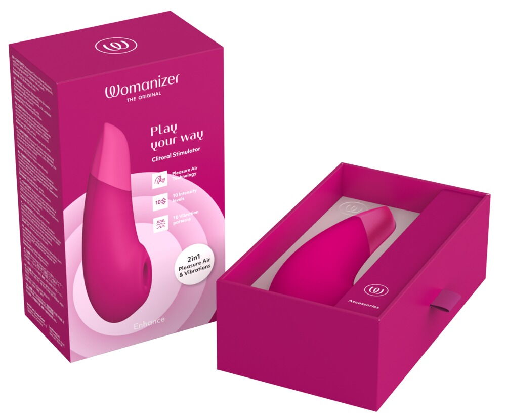 Pulsator "Womanizer ENHANCE" med vibrationer